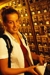 Receiving a check in the mail