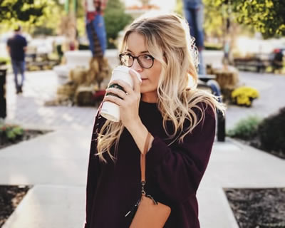 woman considering the right path