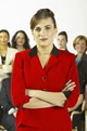 business woman with arms crossed