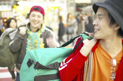 young people going on a trip