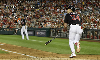 Baseball player getting back on track with his hitting
